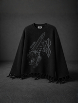 Ashen Warden Waffle Ripped Tee