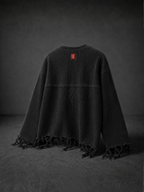Ashen Warden Waffle Ripped Tee