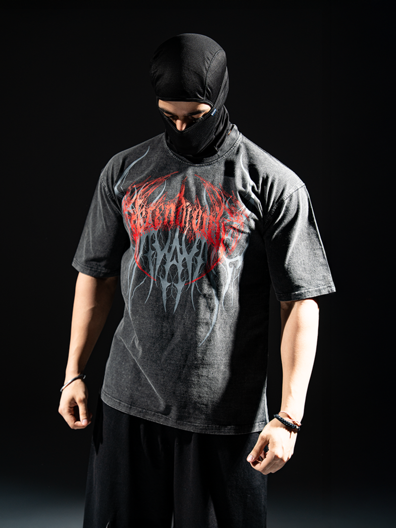 Cryptweaver Acid Wash Tee