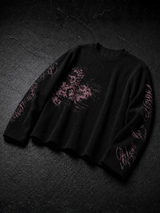 Spider Lily Waffle Knit Tee