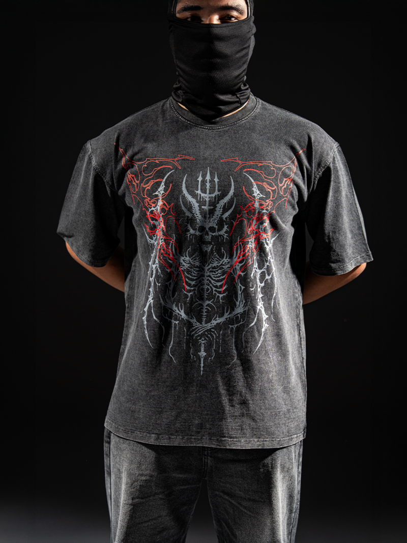 Demon Soul Acid Wash Tee
