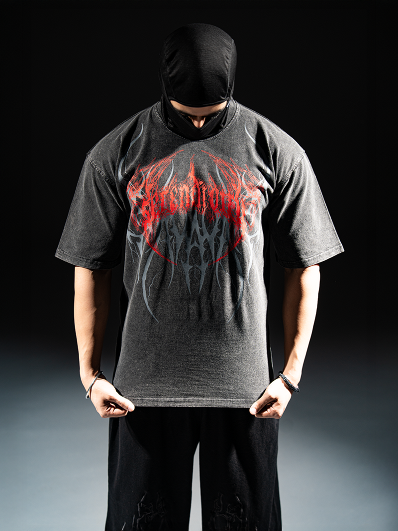 Cryptweaver Acid Wash Tee