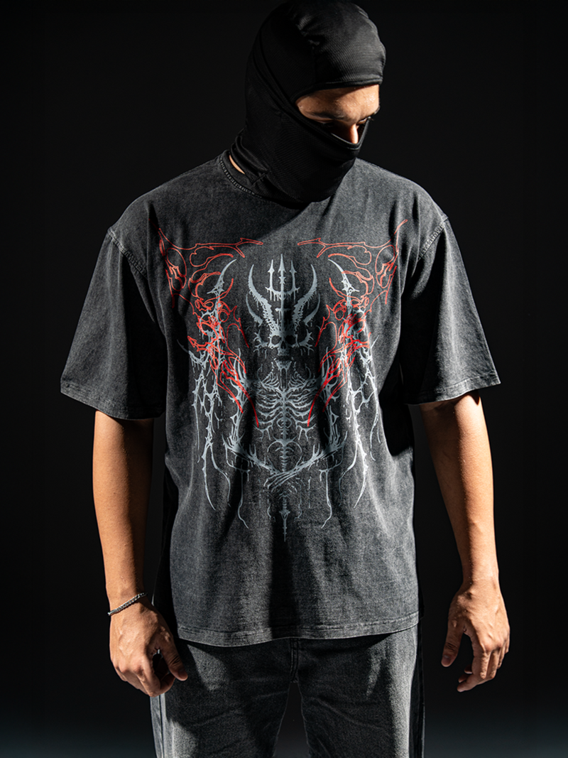 Demon Soul Acid Wash Tee