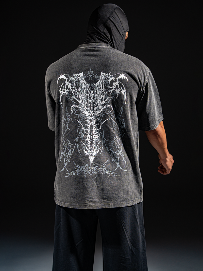 Venom Cathedral Acid Wash Tee