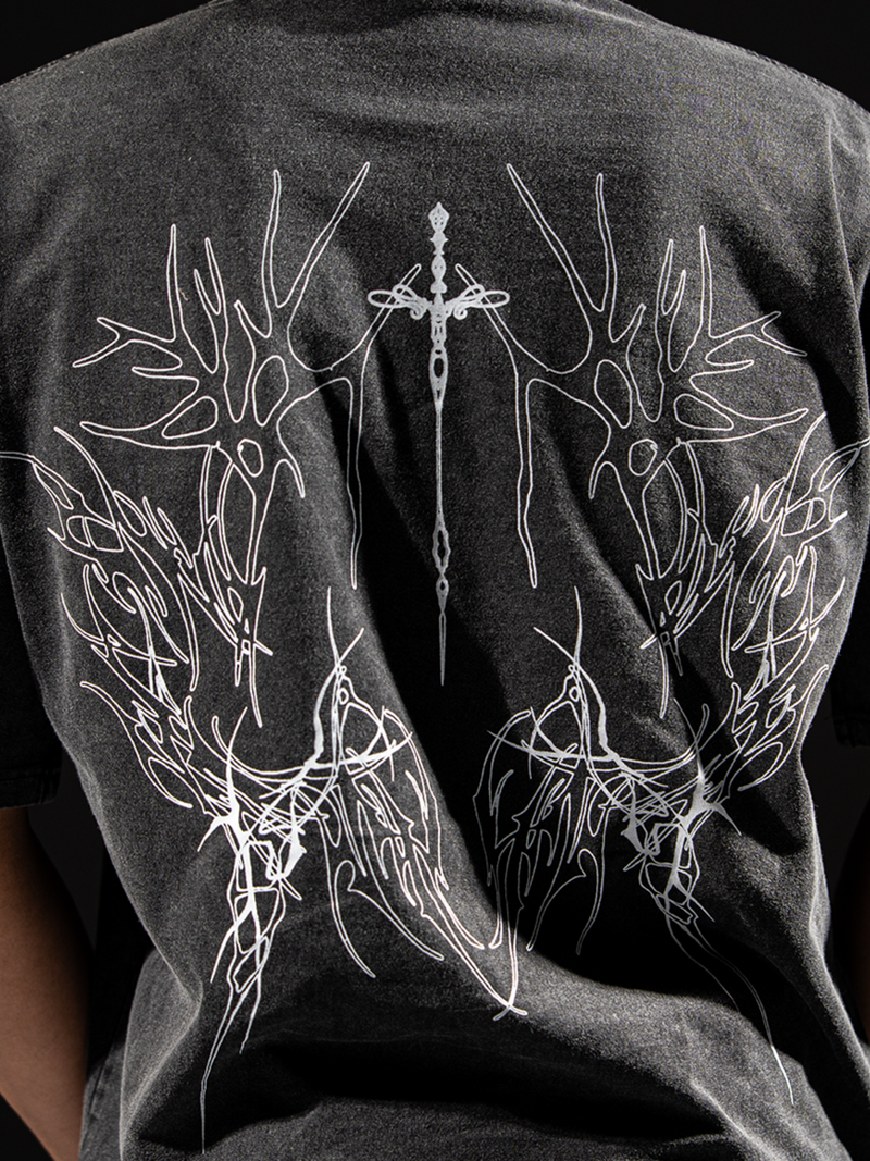 VeinStorm Acid Wash Tee