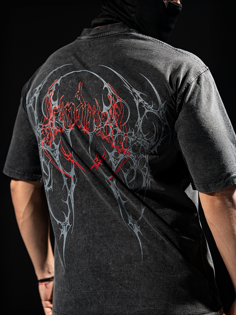 Cryptweaver Acid Wash Tee