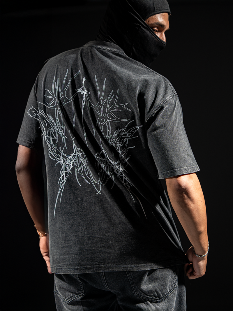 VeinStorm Acid Wash Tee